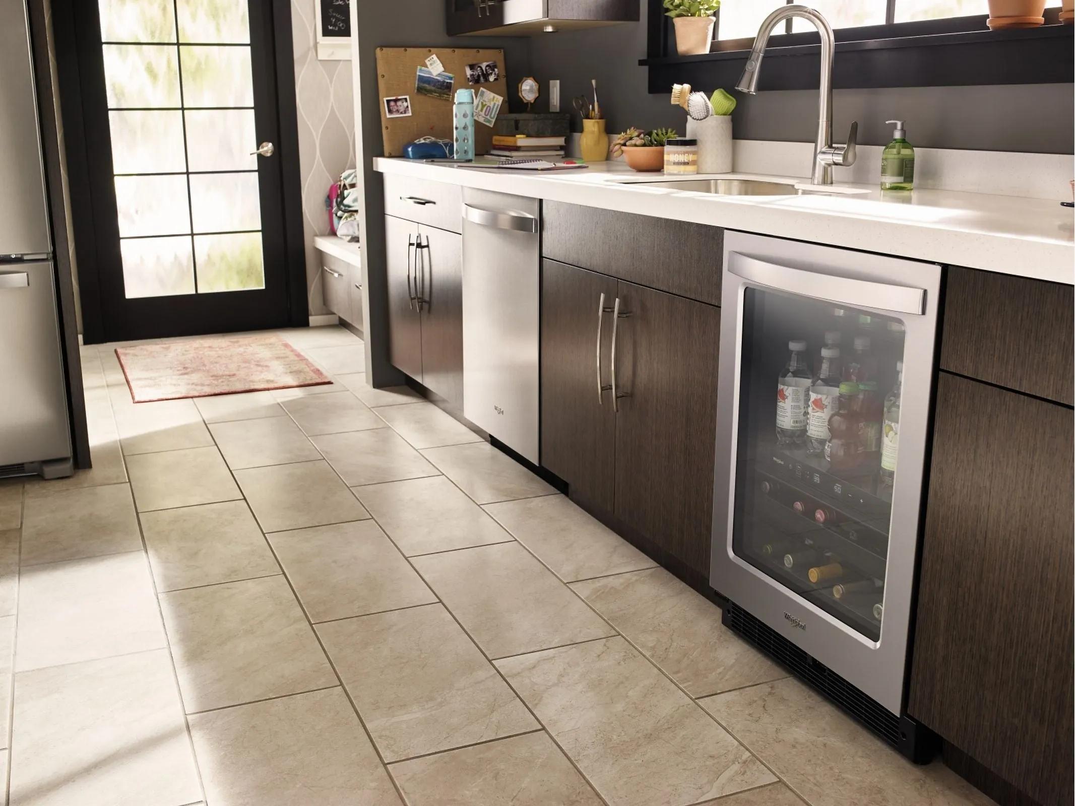 Whirlpool Stainless Steel Undercounter Beverage Center ( 5.2 Cu. Ft ) - WUB50X24HZ