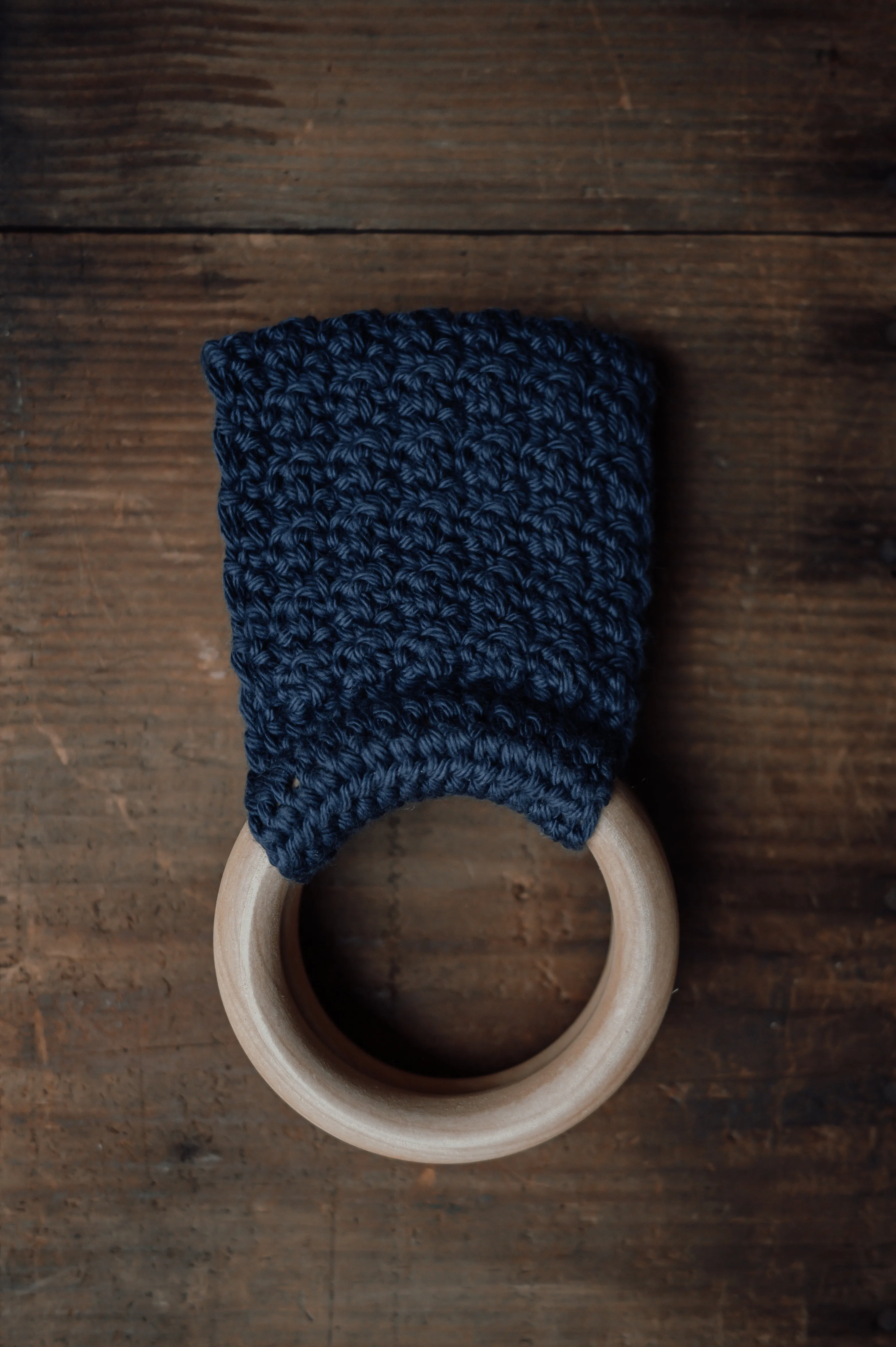 Wood Ring Towel Holders