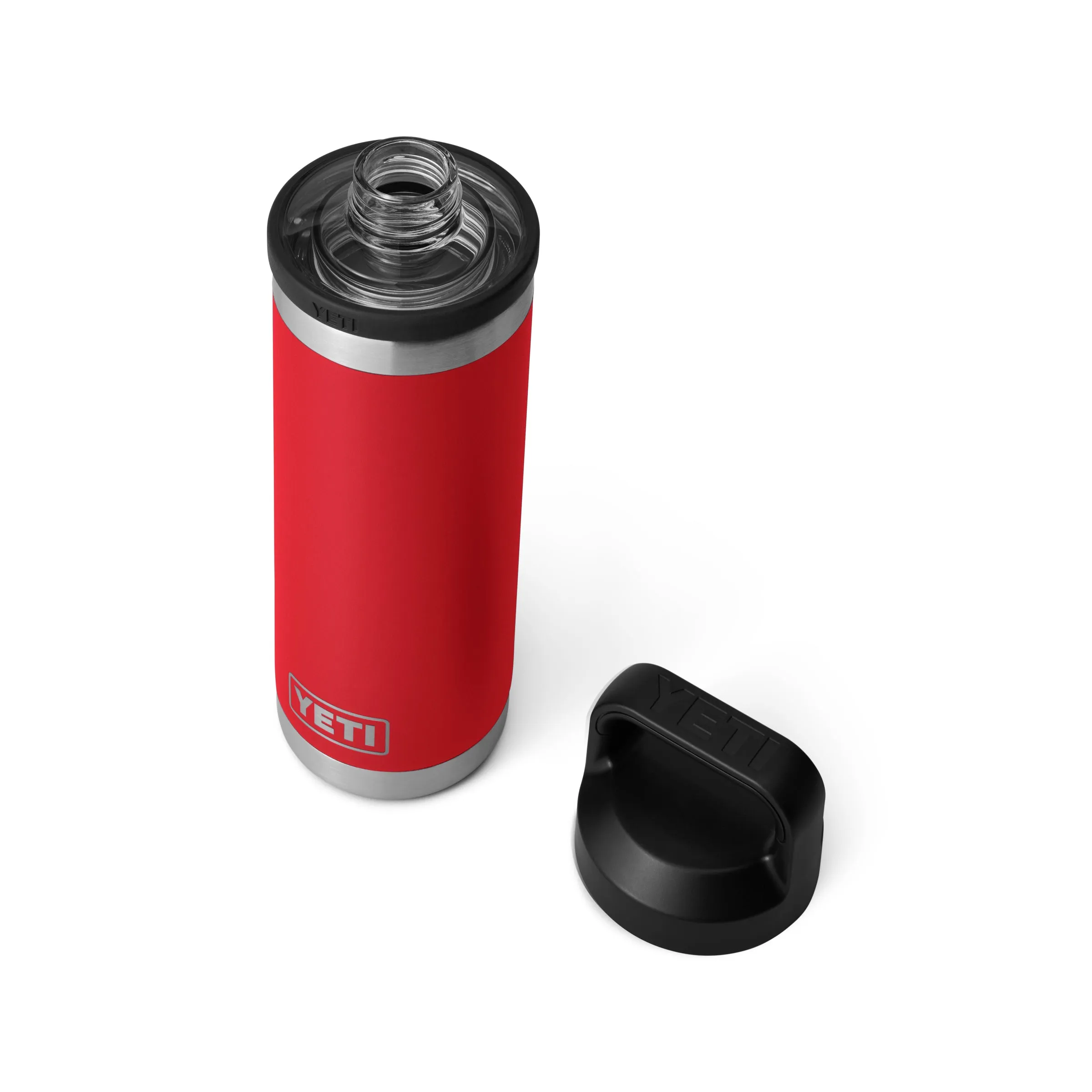 Yeti Rambler 18oz/532ml Bottle with Chug Cap - Rescue Red