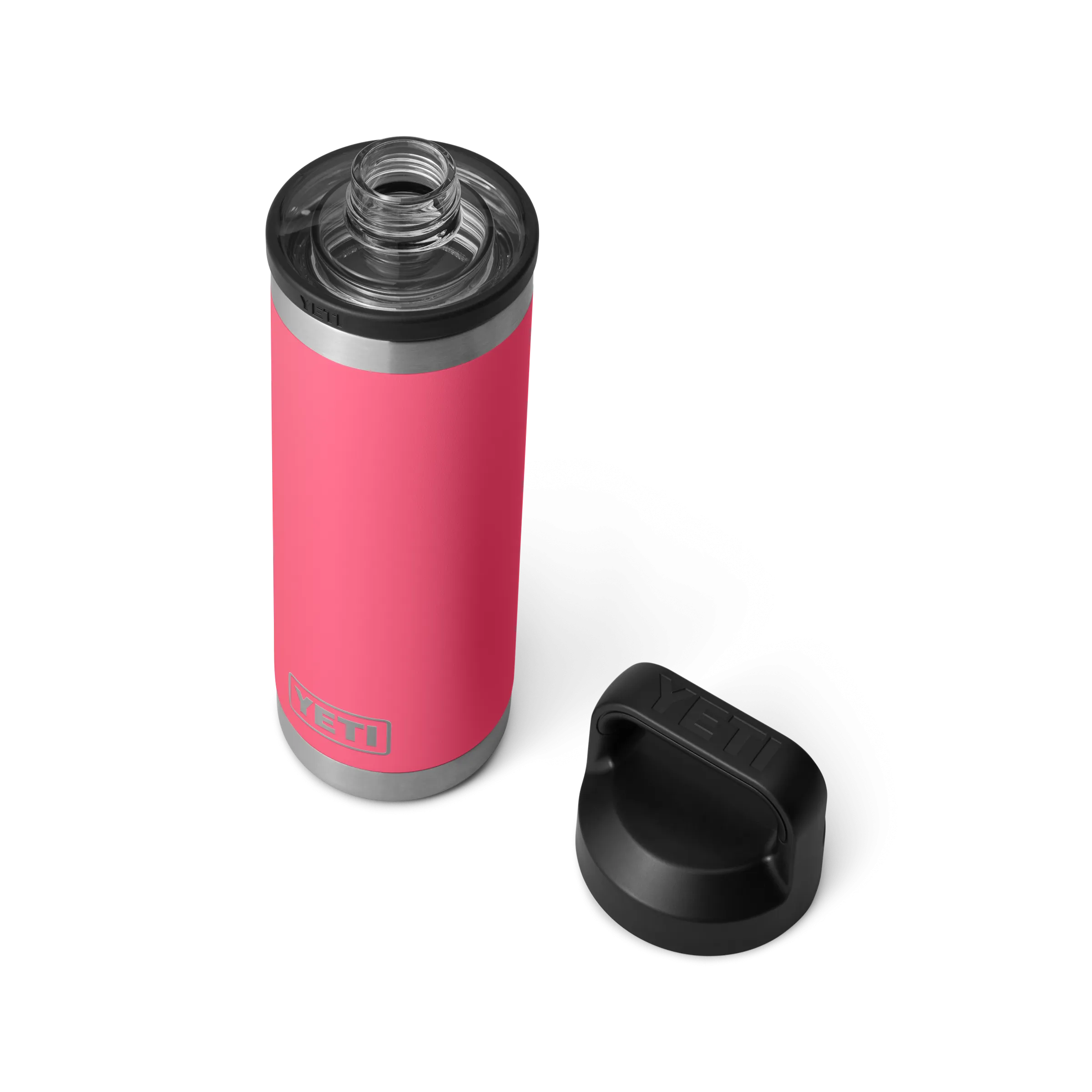Yeti Rambler 18oz/532ml Bottle with Chug Cap - Tropical Pink