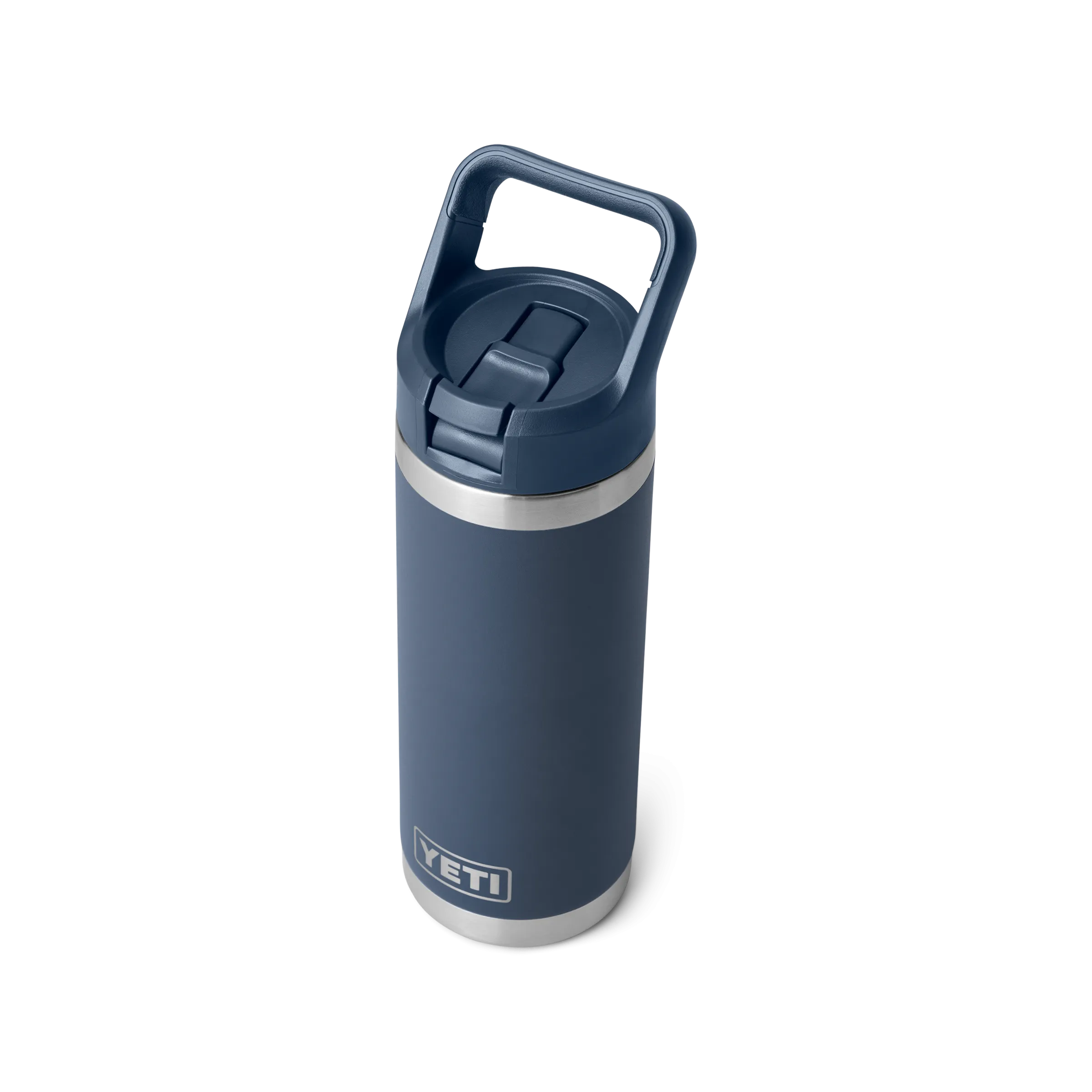Yeti Rambler 18oz/532ml Bottle with Colour Match Straw Cap - Navy
