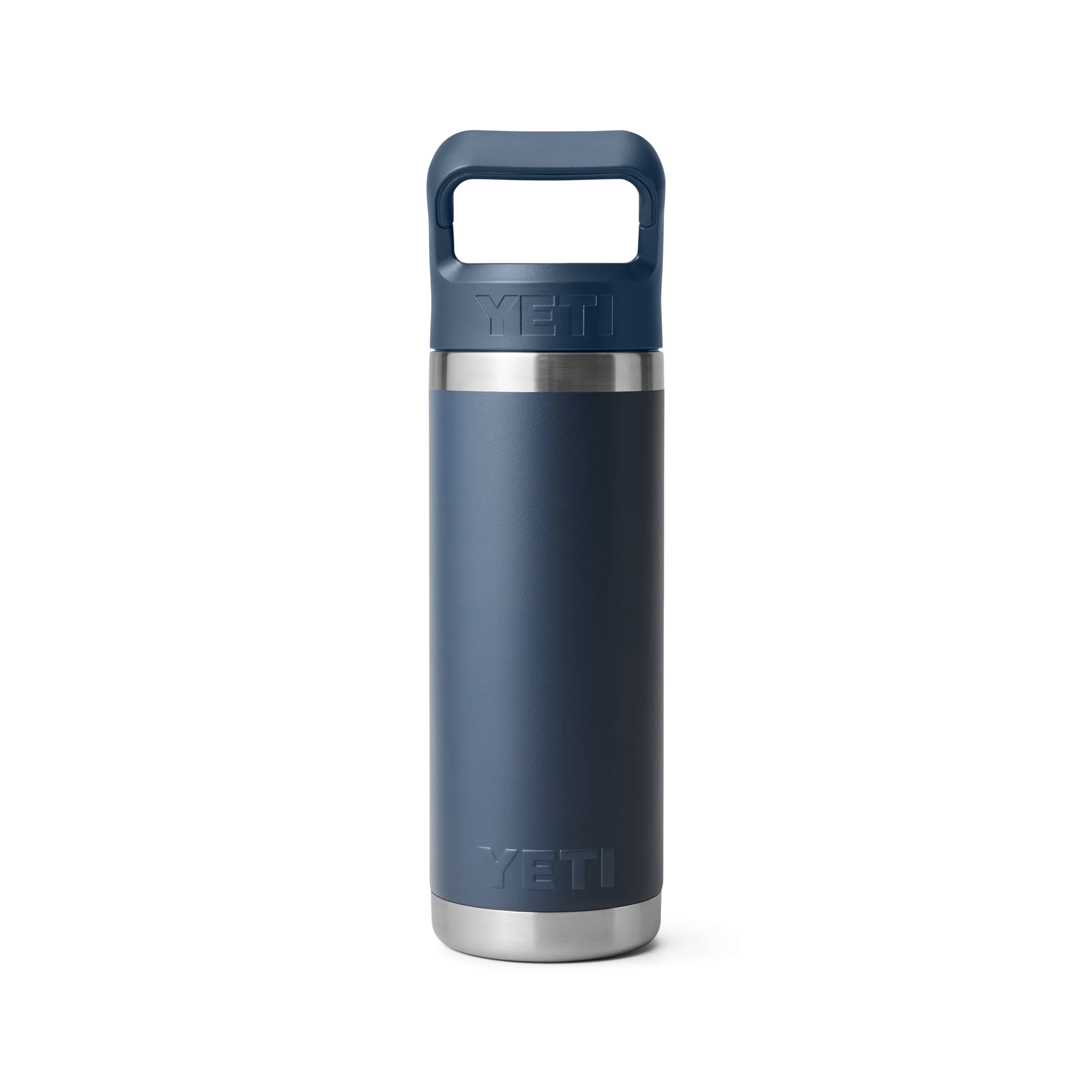 Yeti Rambler 18oz/532ml Bottle with Colour Match Straw Cap - Navy