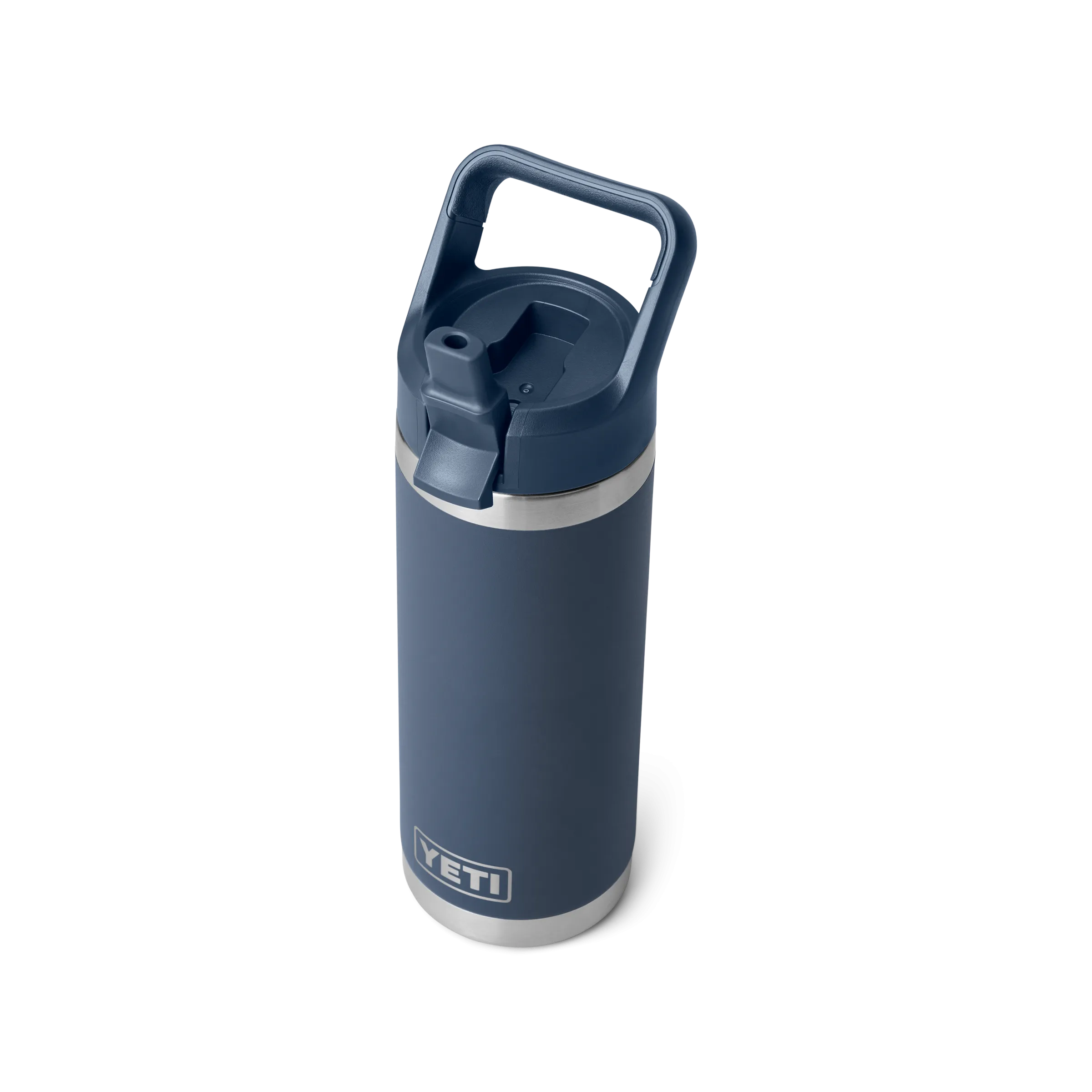Yeti Rambler 18oz/532ml Bottle with Colour Match Straw Cap - Navy