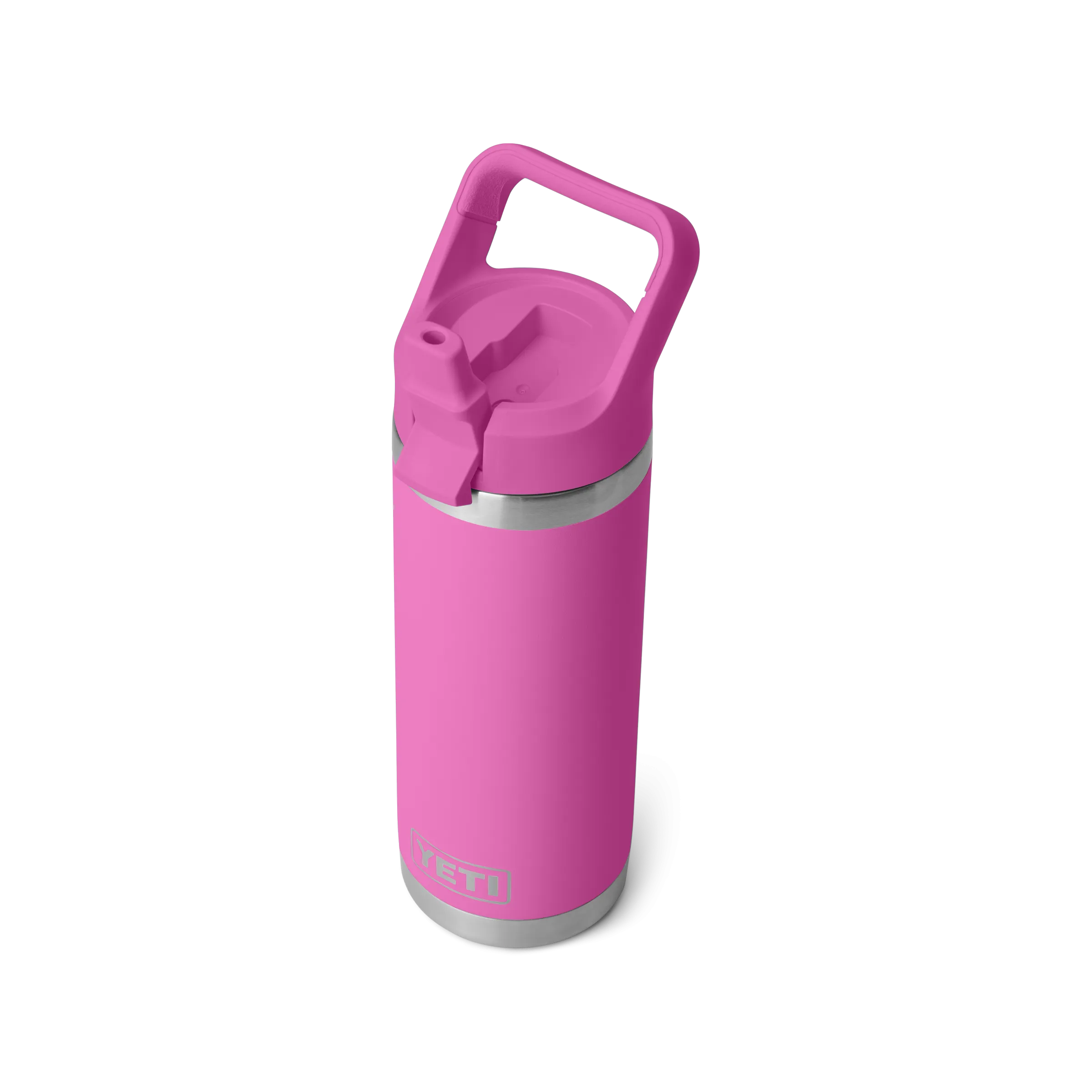 Yeti Rambler 18oz/532ml Bottle with Colour Match Straw Cap - Wildflower Fuchsia