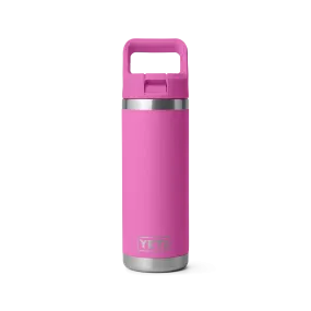 Yeti Rambler 18oz/532ml Bottle with Colour Match Straw Cap - Wildflower Fuchsia