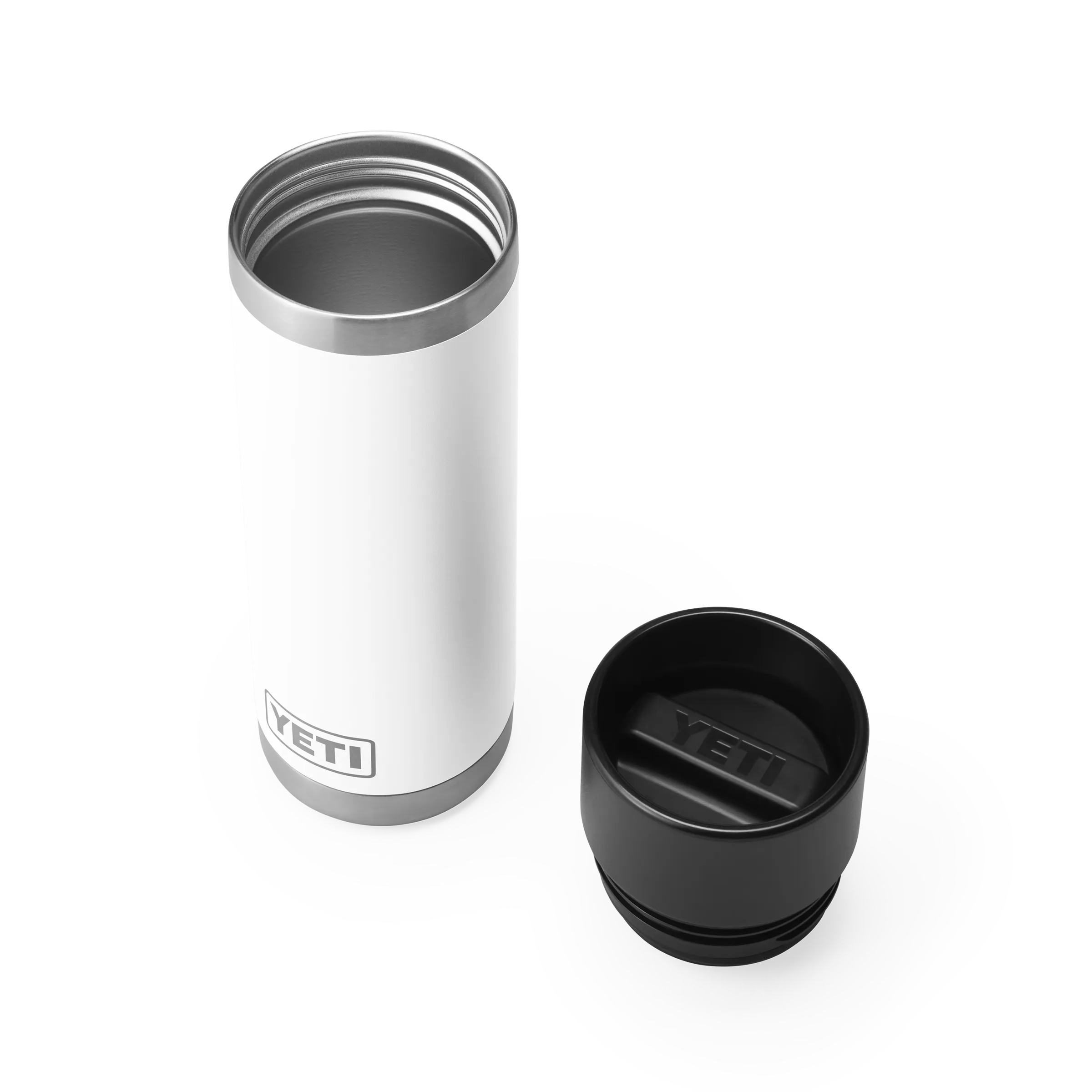 Yeti Rambler 18oz/532ML Bottle with Hotshot Cap - White