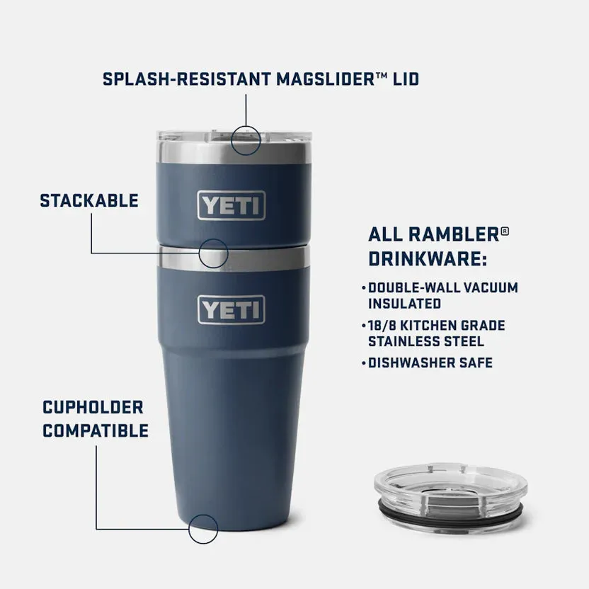 YETI Rambler 20 OZ (591ml) Stackable Cup With Magslider Lid - Seafoam