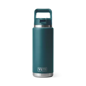 Yeti Rambler 26oz/769ml Bottle with Colour Match Straw Cap - Agave Teal
