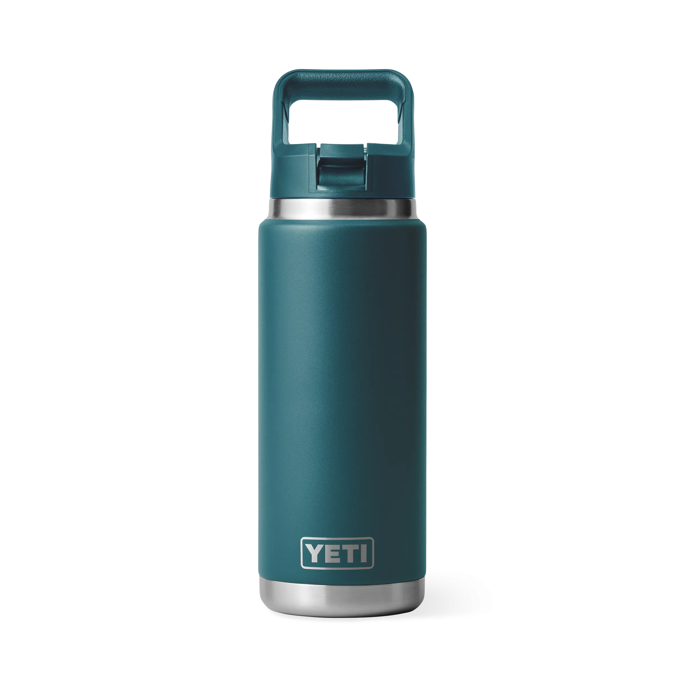 Yeti Rambler 26oz/769ml Bottle with Colour Match Straw Cap - Agave Teal