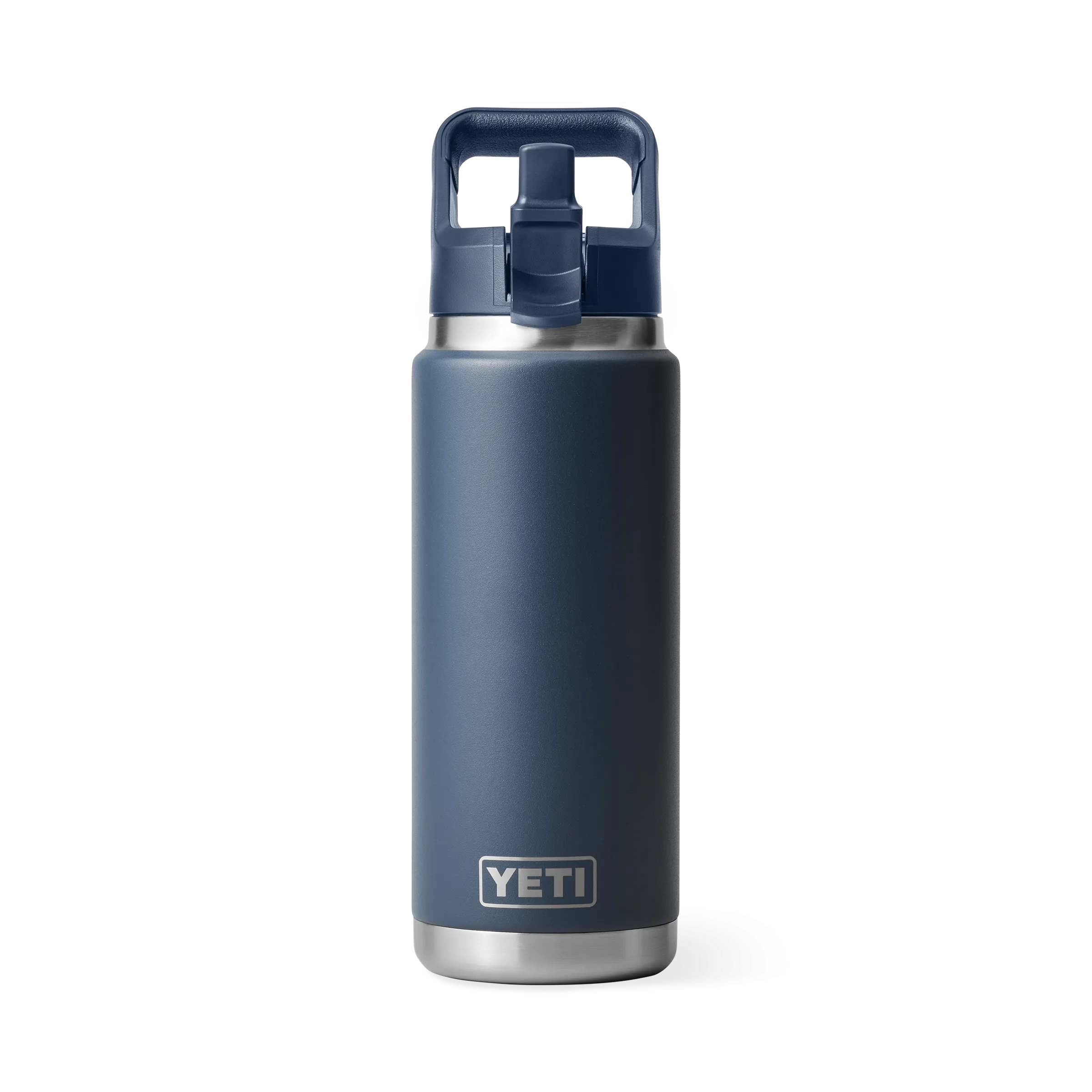 Yeti Rambler 26oz/769ml Bottle with Colour Match Straw Cap - Navy