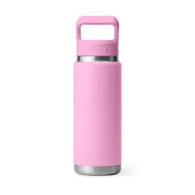 Yeti Rambler 26oz/769ml Bottle with Colour Match Straw Cap - Power Pink