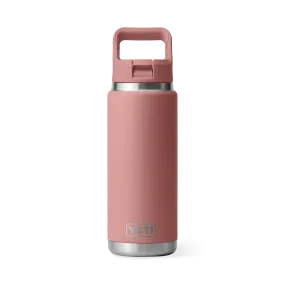 Yeti Rambler 26oz/769ml Bottle with Colour Match Straw Cap - Sandstone Pink