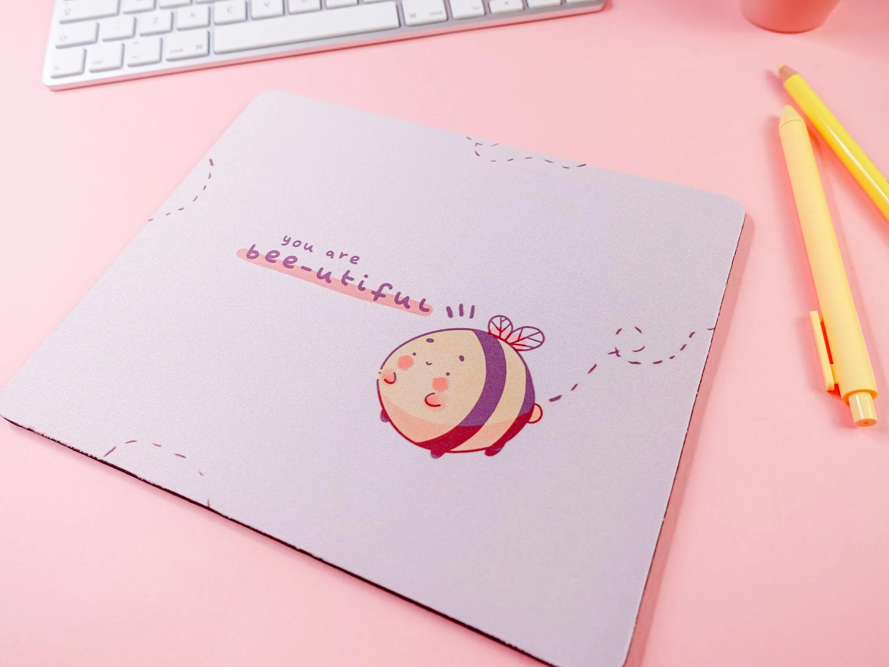 You are Bee-utiful Rectangle Mouse Pad