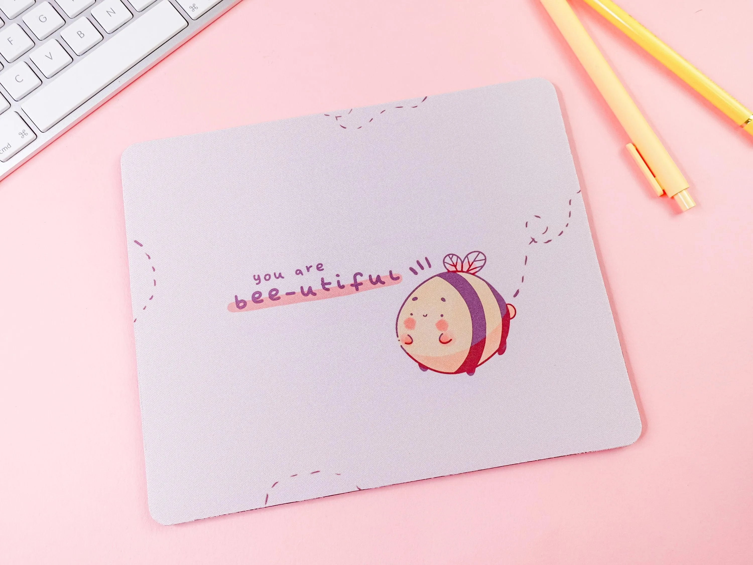 You are Bee-utiful Rectangle Mouse Pad