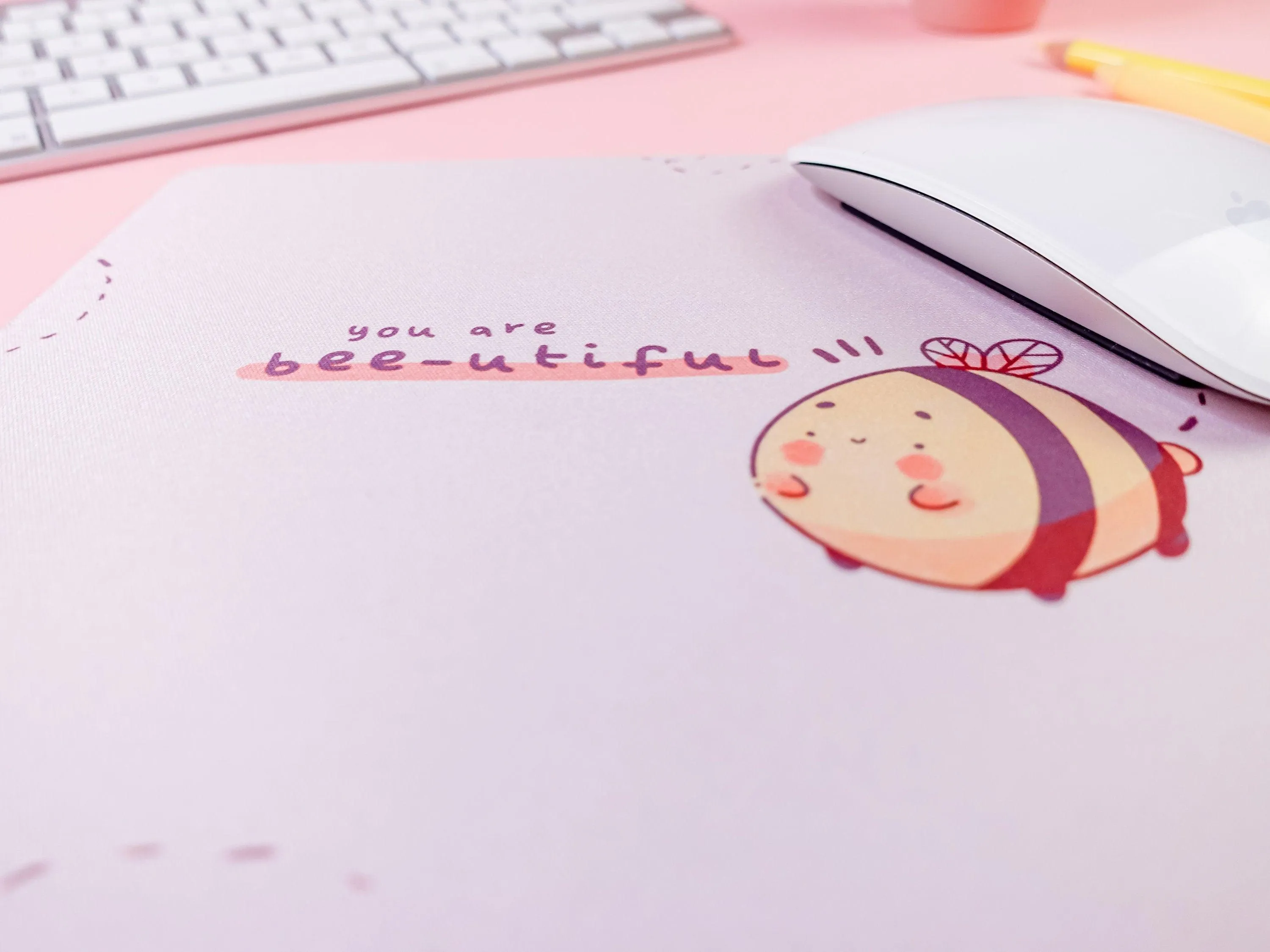 You are Bee-utiful Rectangle Mouse Pad