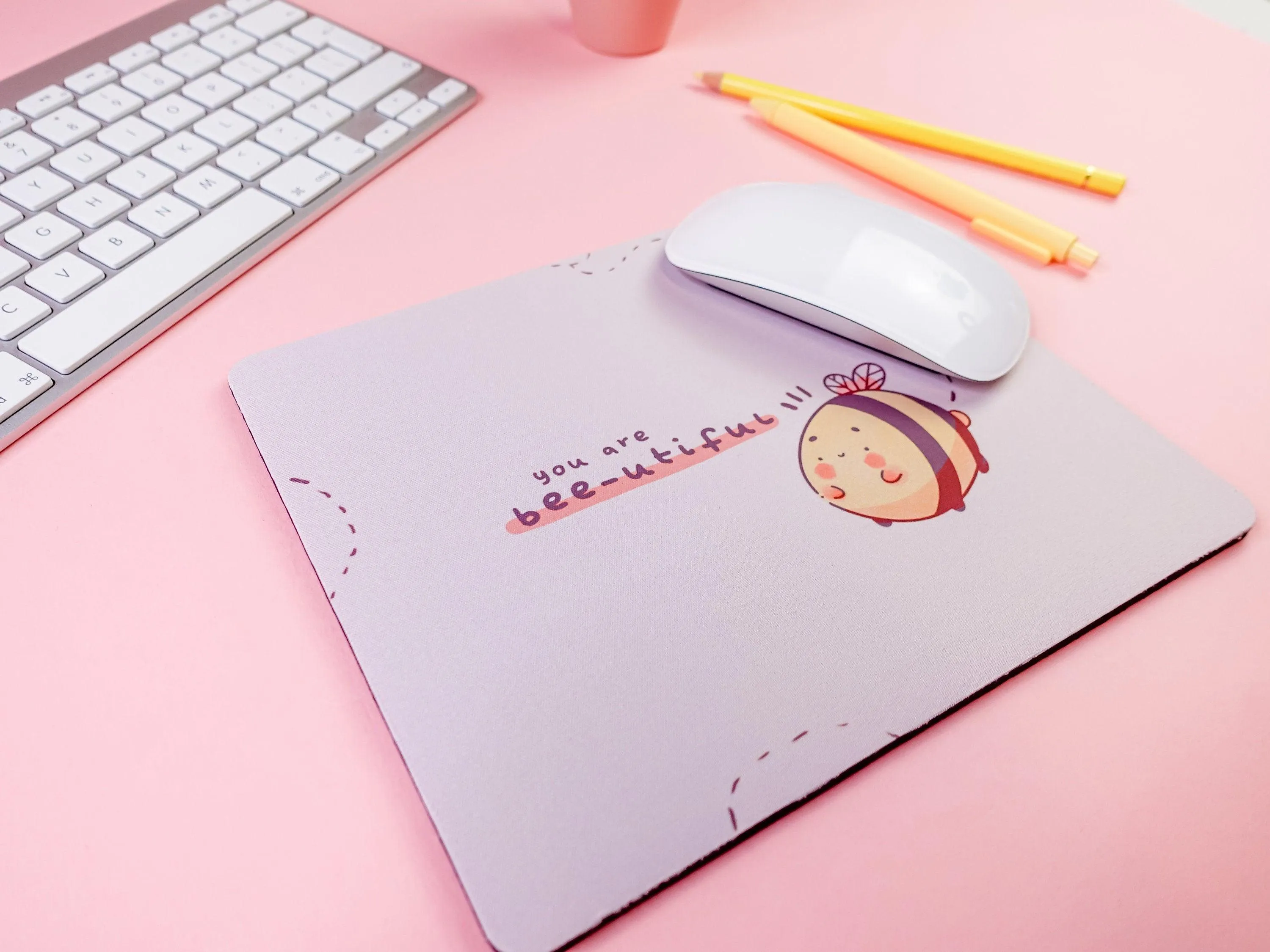 You are Bee-utiful Rectangle Mouse Pad